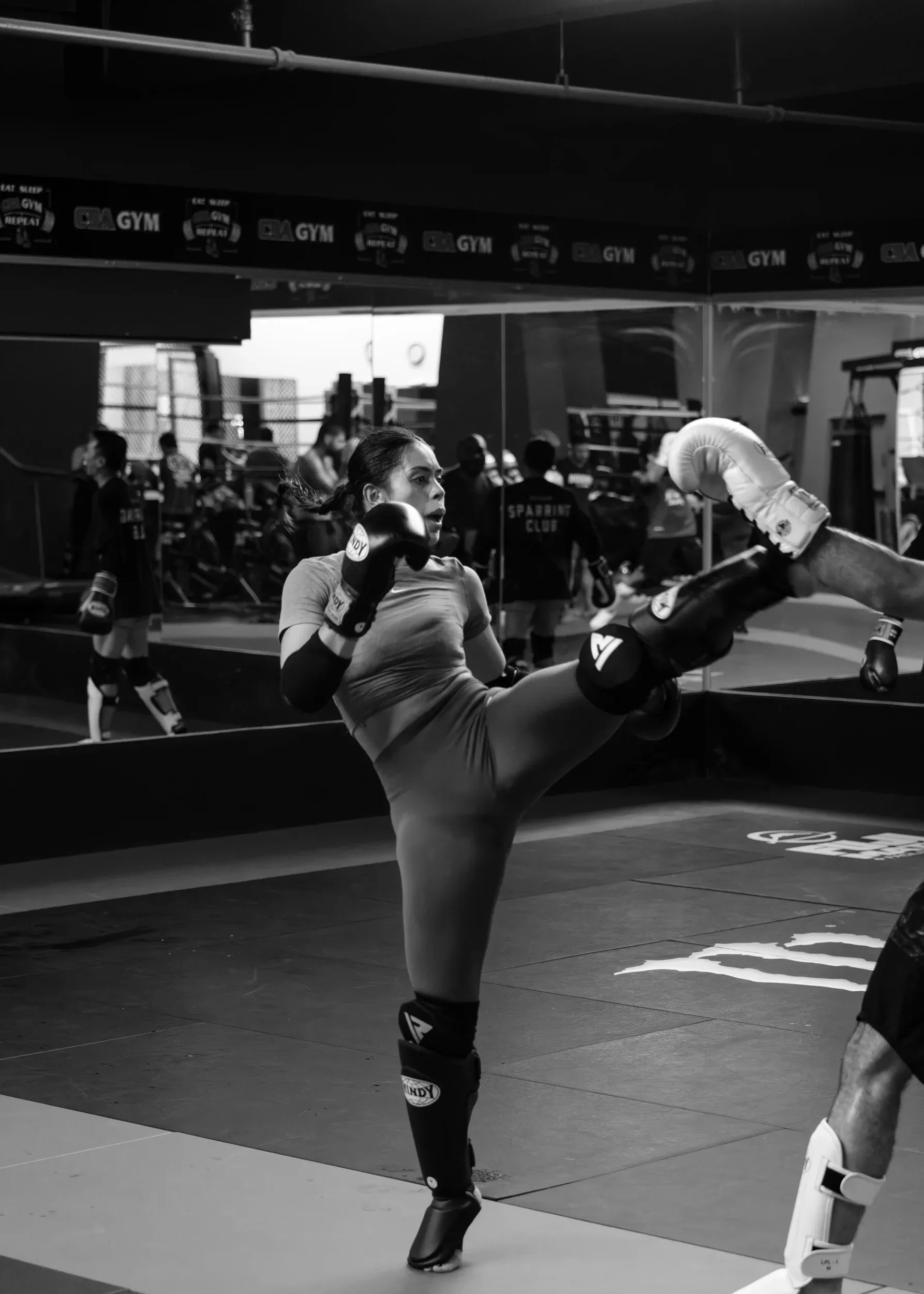 Fighters and athletes, frame 3