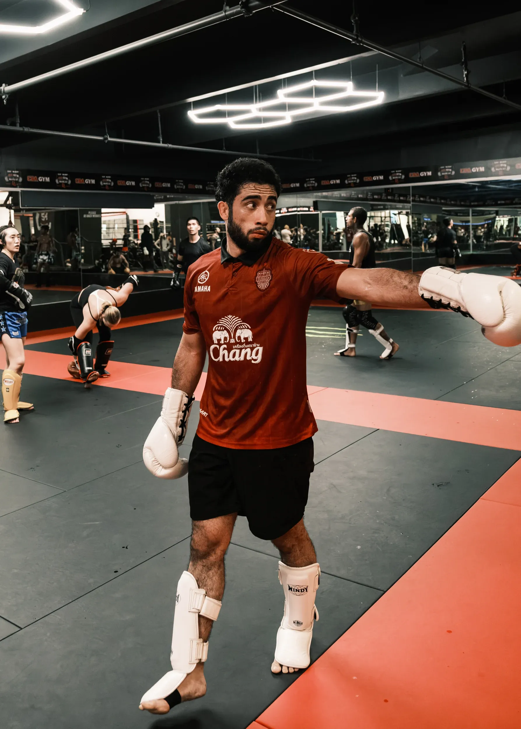 Fighters and athletes, frame 9